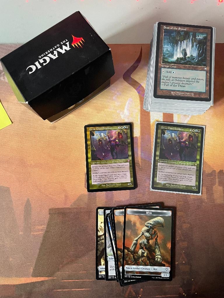MTG Commander Precon Urza's Iron Alliance, Hobby & Loisirs créatifs, Enlèvement ou Envoi, Comme neuf, Deck game, Foil