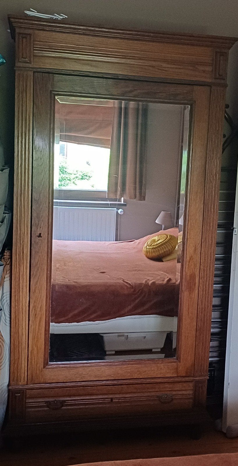 Armoire avec miroir, 25 à 50 cm, Avec espace de penderie, 100 à 150 cm, Enlèvement