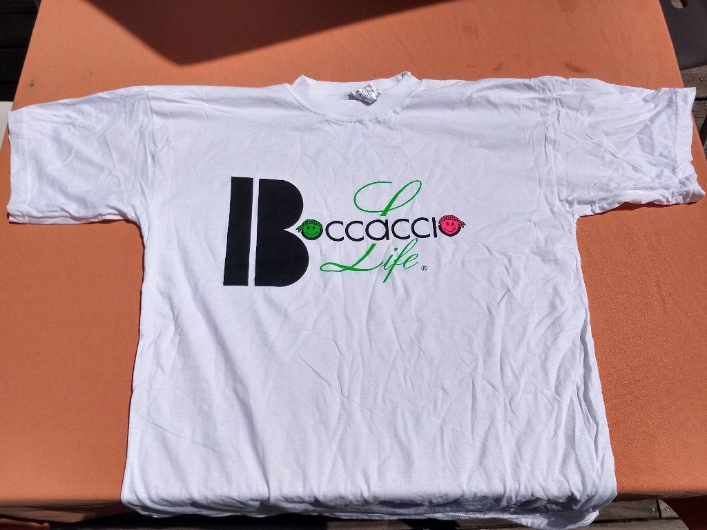 T-shirts Boccaccio Life ! ! ! ! !, Enlèvement ou Envoi, Comme neuf, Techno ou Trance