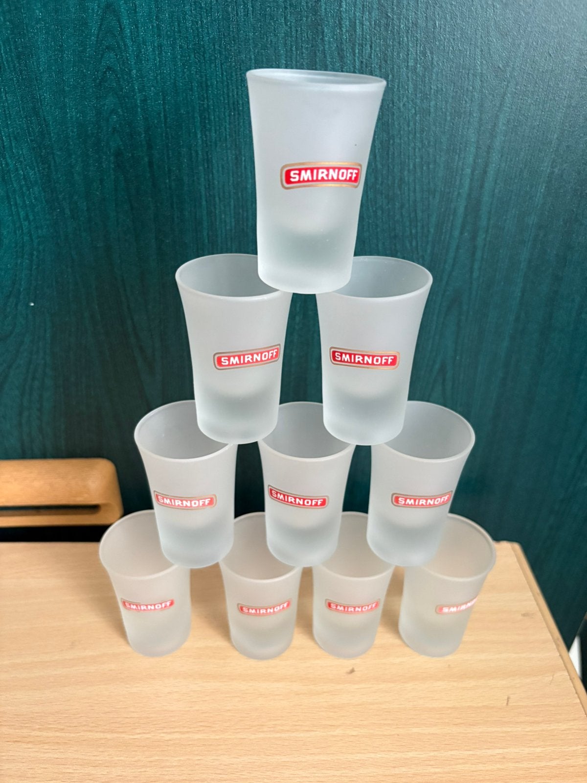 10 petits verres SMIRNOFF, Collections, Enlèvement ou Envoi, Comme neuf