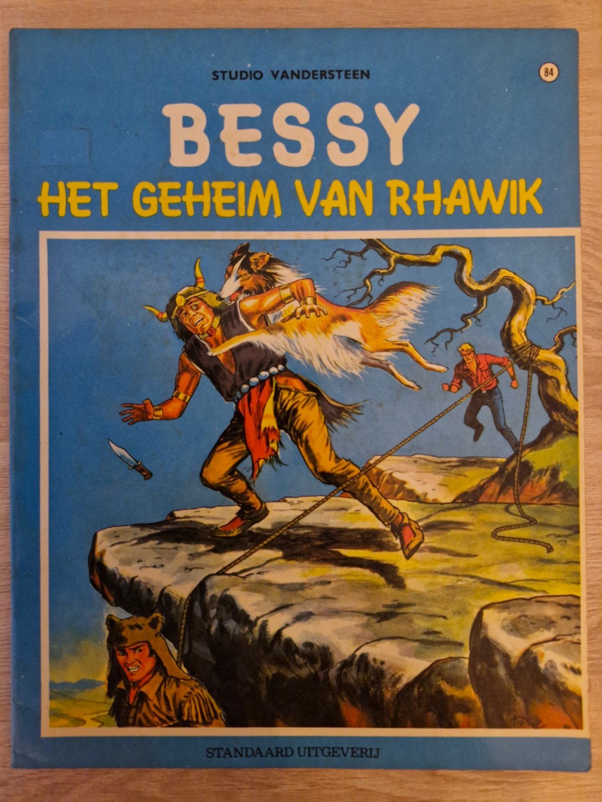 Bessy nr 84 , Het geheim van Rhawik , 1e druk 1970, Gelezen, Willy vandersteen, Eén stripboek, Ophalen of Verzenden