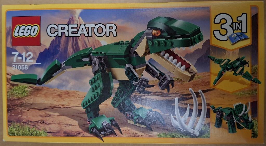 LEGO 31058 Creator Dinosaur, Lego, Nieuw, Ophalen of Verzenden, Ongeopend/sealed