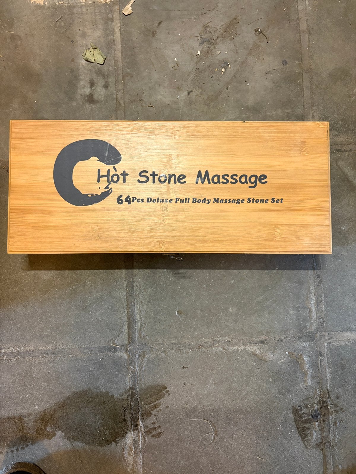 Nieuwe complete hotstone-massage 64 stenen en 2 verwarmers