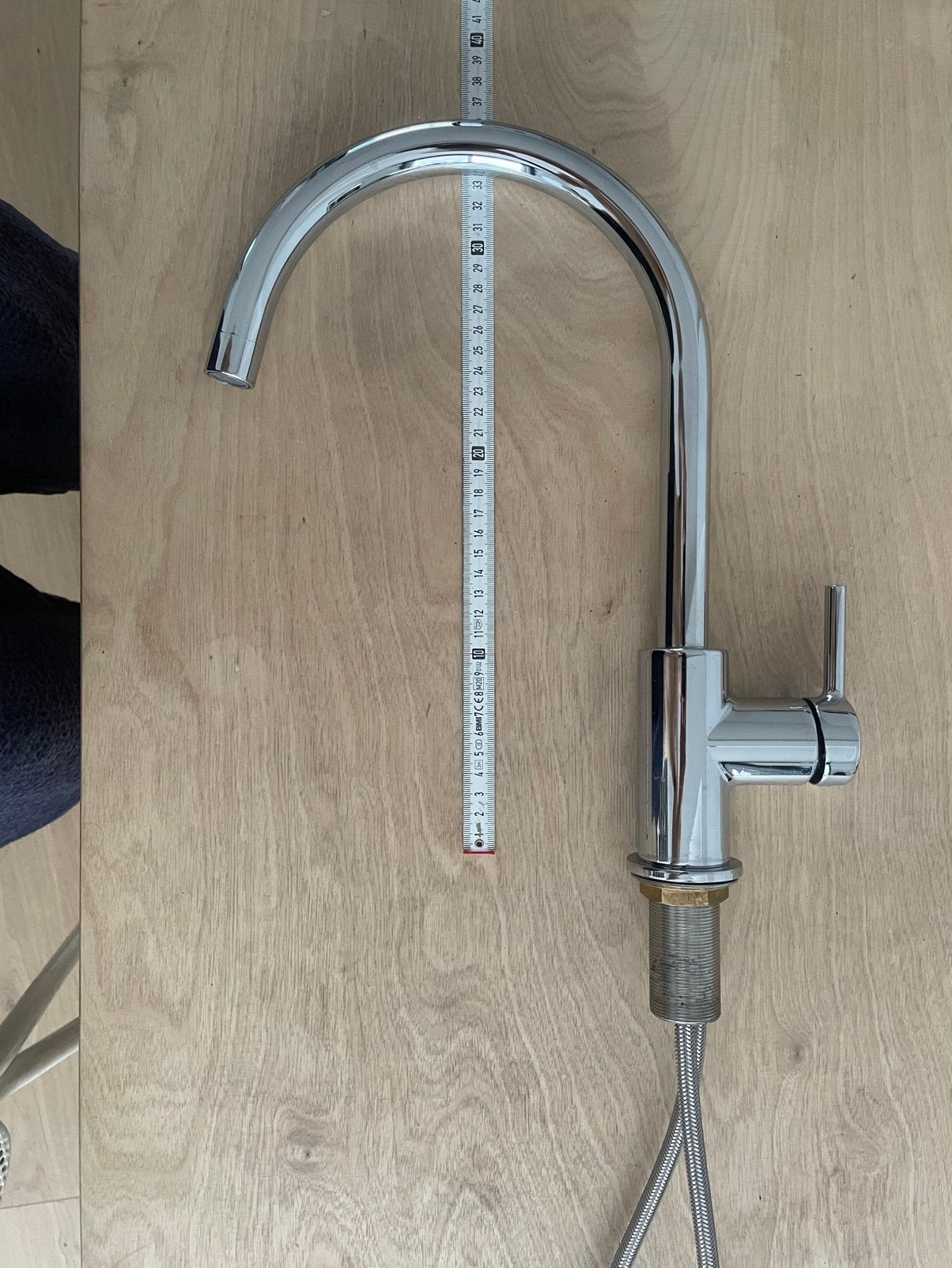 Mitigeur évier de cuisine, Enlèvement, Comme neuf, Chrome, Robinet