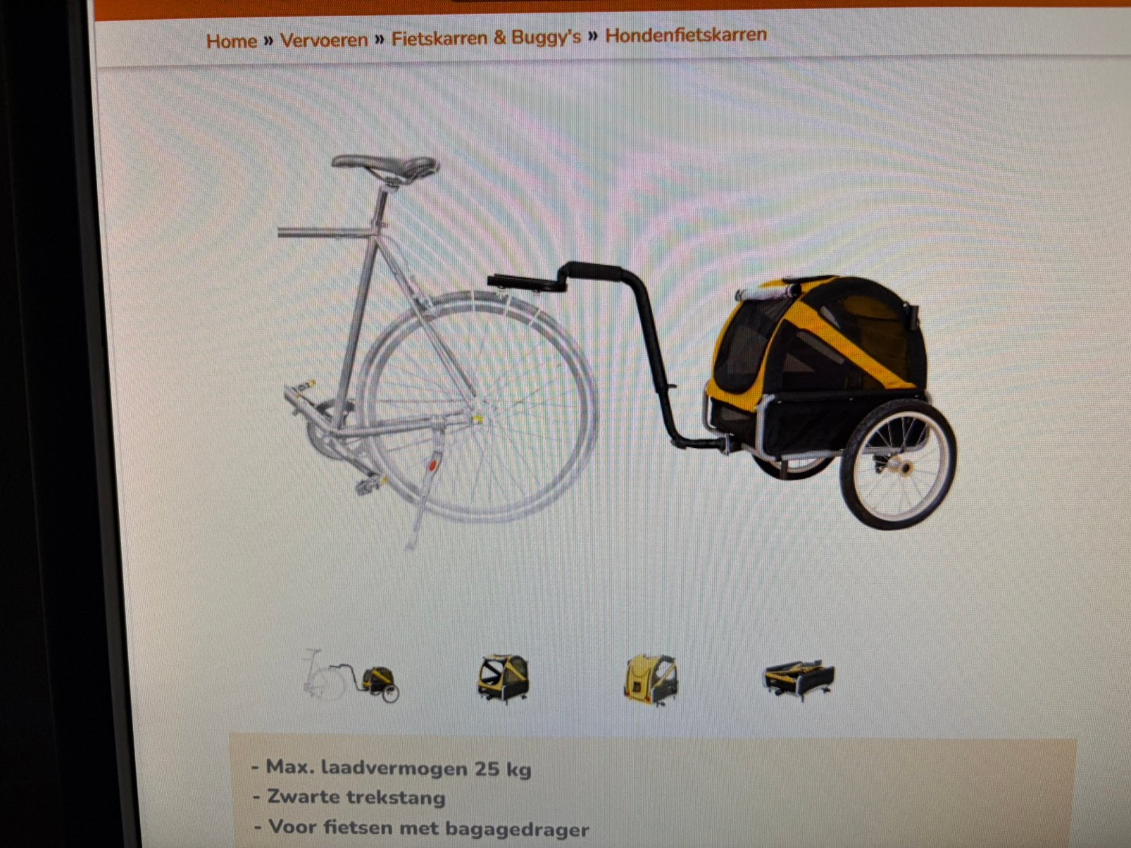Chariot à vélos pour petits chiens, Doggyride, Enlèvement, Comme neuf