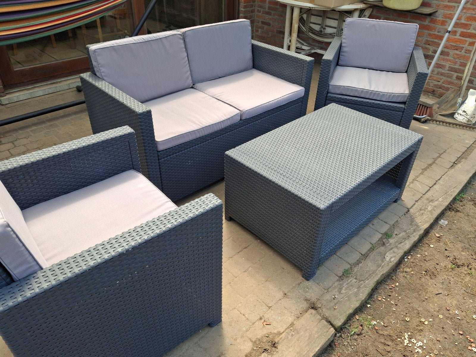 Loungeset Alibert, Tuin en Terras, Ophalen, Loungeset