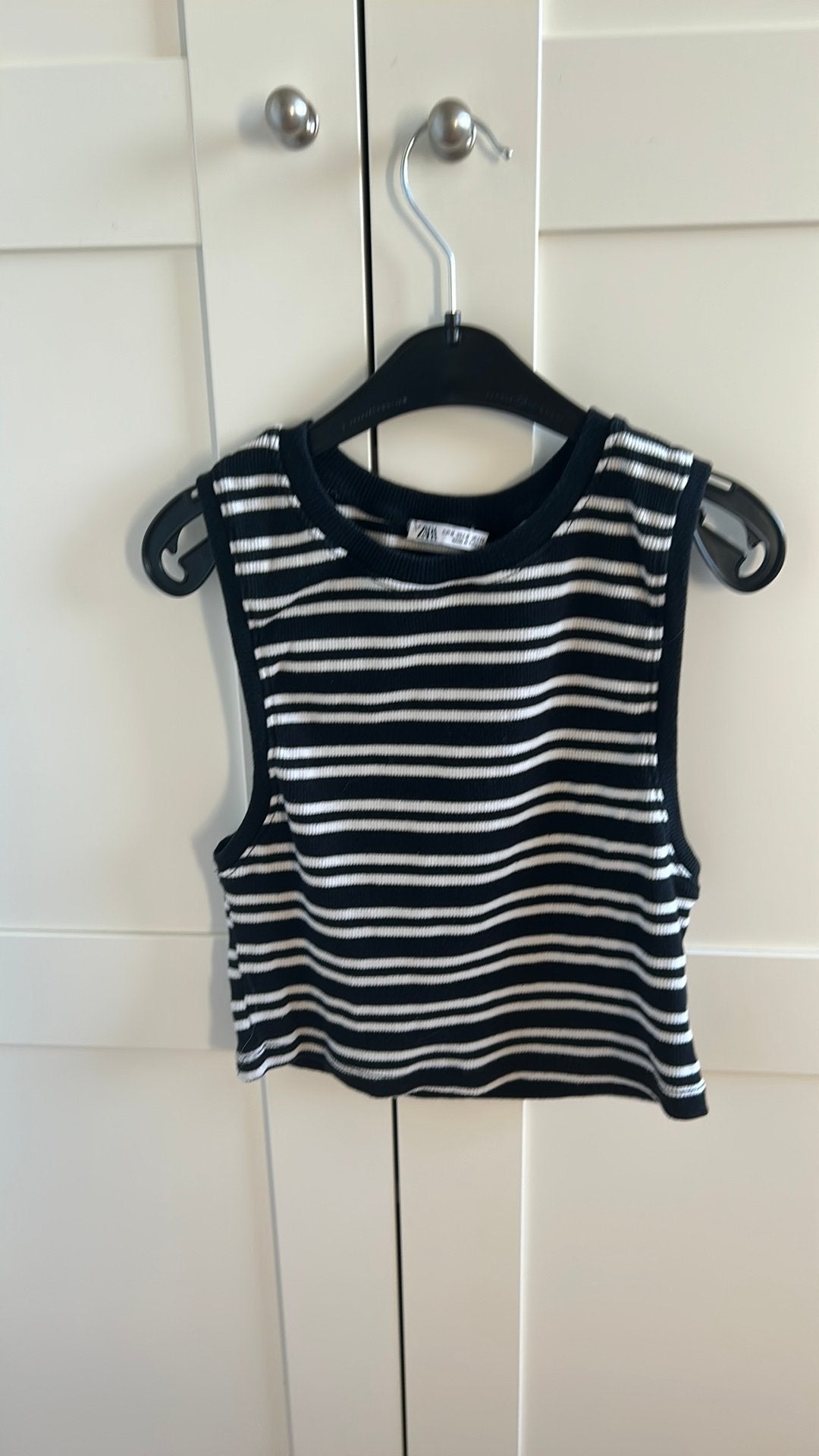 Croptop, Kleding | Dames, Topjes, Maat 38/40 (M), Zo goed als nieuw, Korte mouw, Meerkleurig