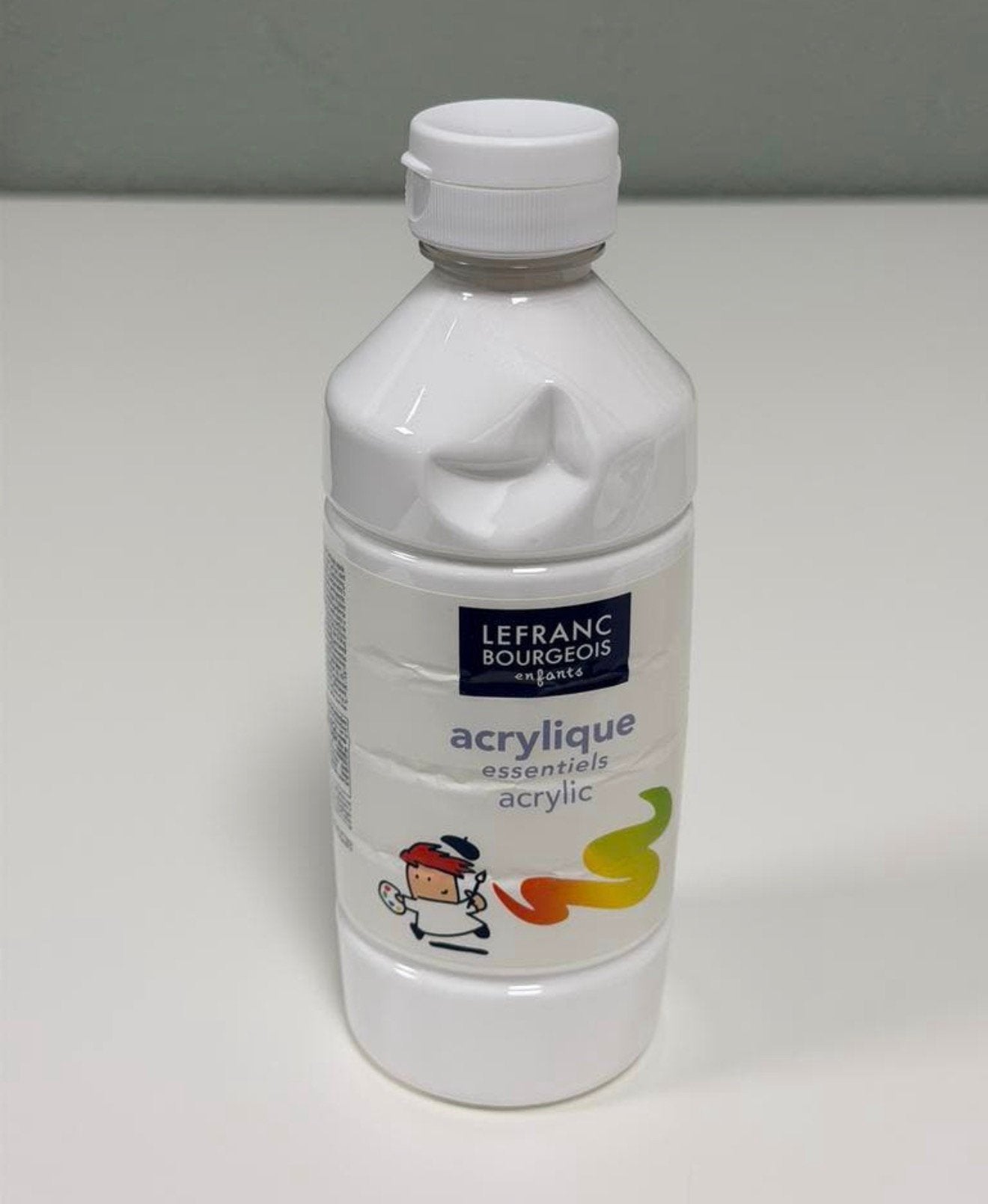 Peinture acrylique blanche Lefranc Bourgeois 500ml enfants, Enlèvement ou Envoi, Neuf, Peinture acrylique