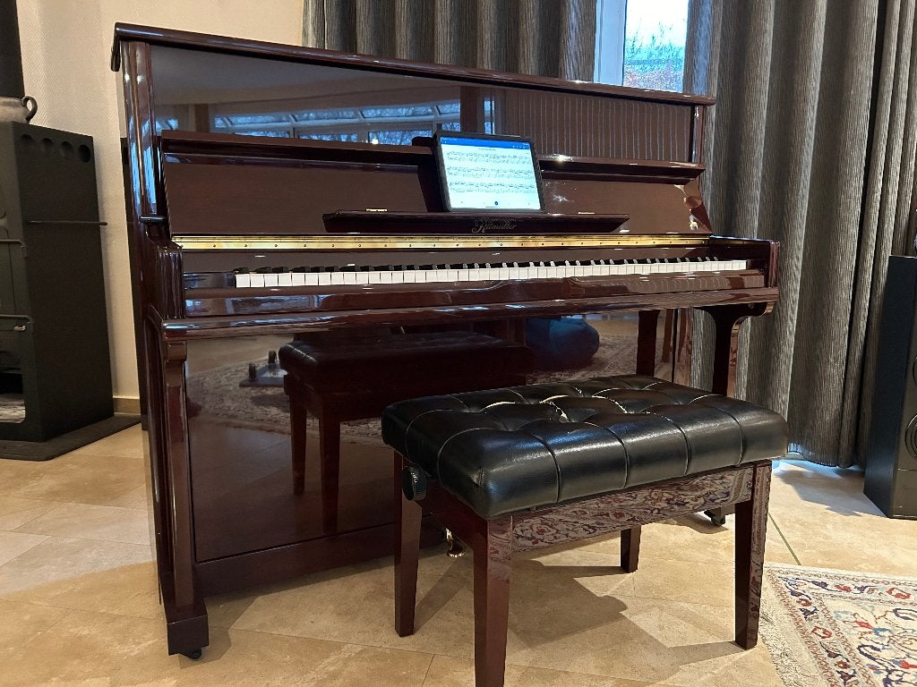 Ritmüller • akoestische buffetpiano, Muziek en Instrumenten, Ophalen, Bruin, Zo goed als nieuw, Piano