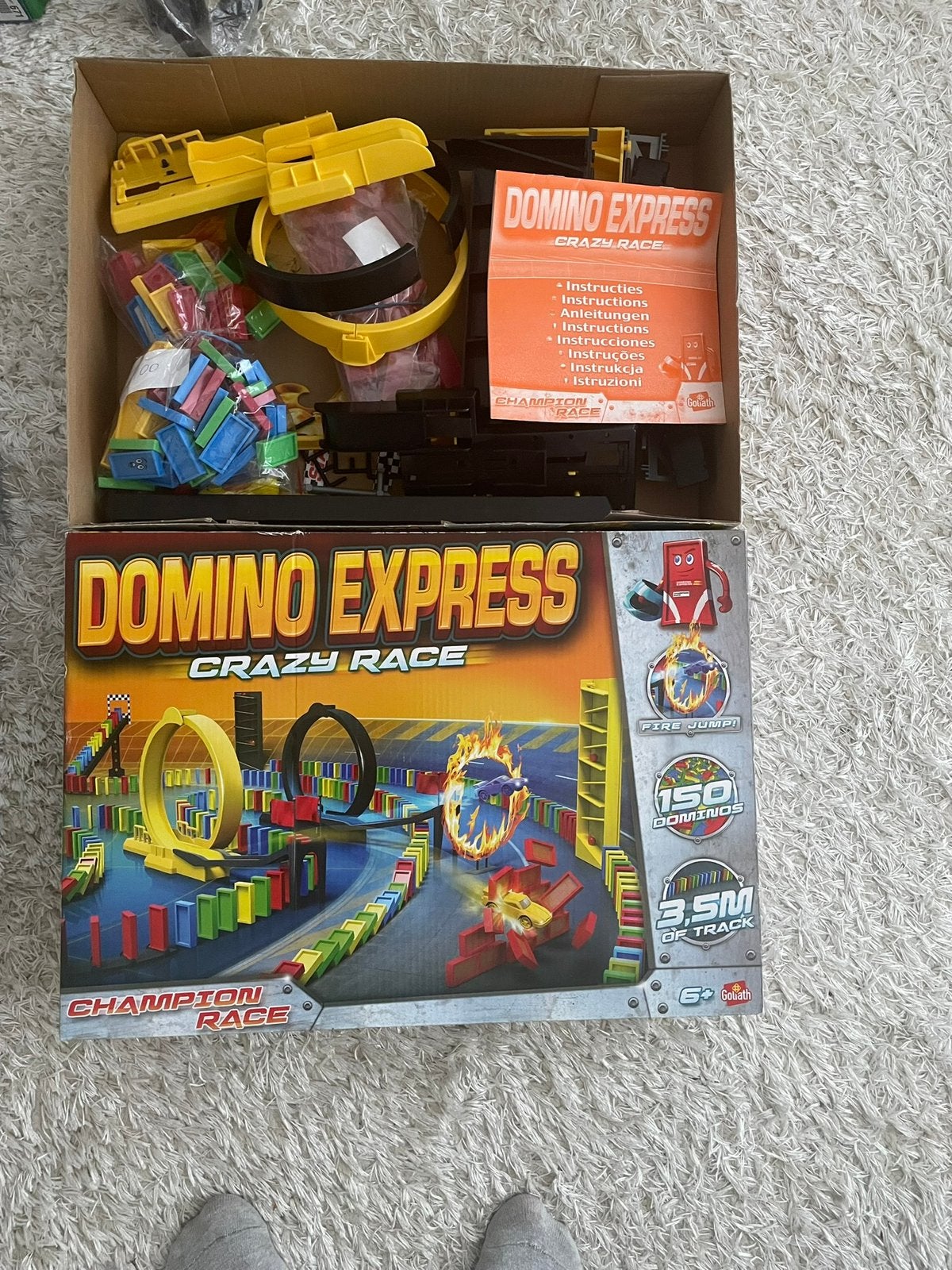 2 domino setjes voor 25 eur, Kinderen en Baby's, Speelgoed | Bouwstenen, Ophalen of Verzenden, Zo goed als nieuw