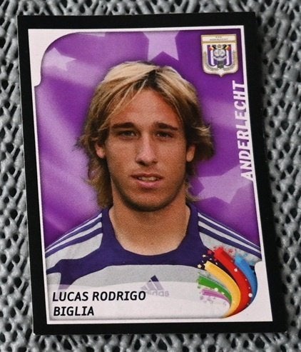 Panini Football 2008 RSC Anderlecht Lucas Biglia, Verzamelen, Verzenden, Nieuw, Poster, Plaatje of Sticker