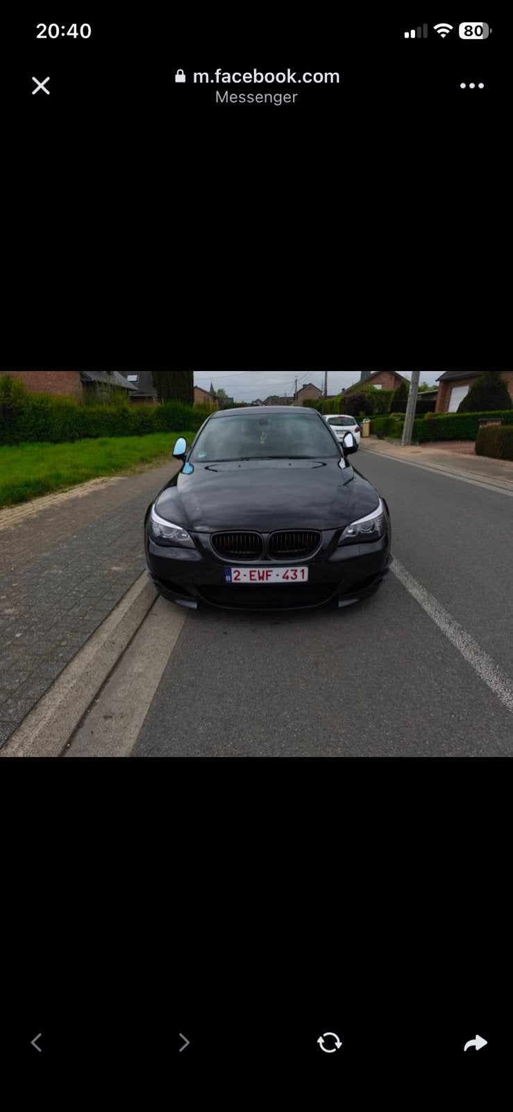 Bmw 545 i e60 4.4 v8 de 2004, Autos, Automatique, Particulier, Essence, Rouge