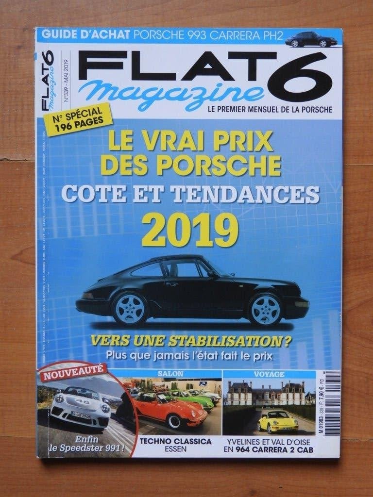 Flat6 Magazine - Mensuel de la Porsche numéro 339 - MAI 2019, Enlèvement ou Envoi, Journal ou Magazine