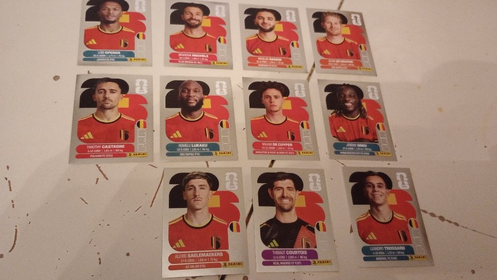 Zeldzame zilveren Rode Duivels Panini WK2026 Team SpecialSet, Verzamelen, Stickers, Ophalen of Verzenden, Nieuw, Sport