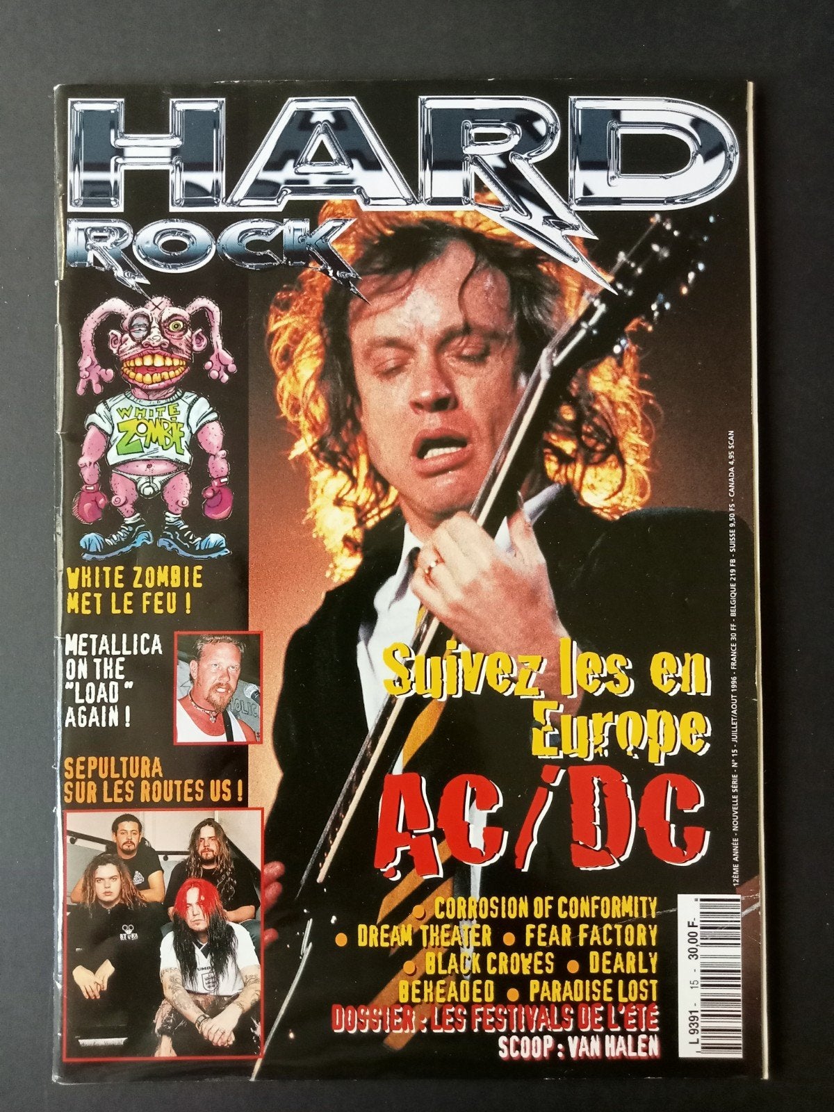 AC/DC magazine french Hard Rock 1996, CD & DVD, Vinyles | Hardrock & Metal, Enlèvement ou Envoi, Hard rock