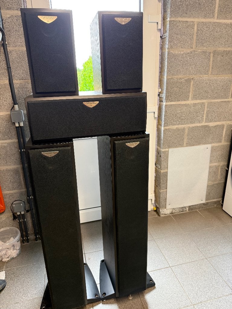 Ensemble Home Cinéma / Hi-Fi Triangle, Audio, Tv en Foto, Luidsprekerboxen, Gebruikt, 60 tot 120 watt, Surroundset zonder subwoofer