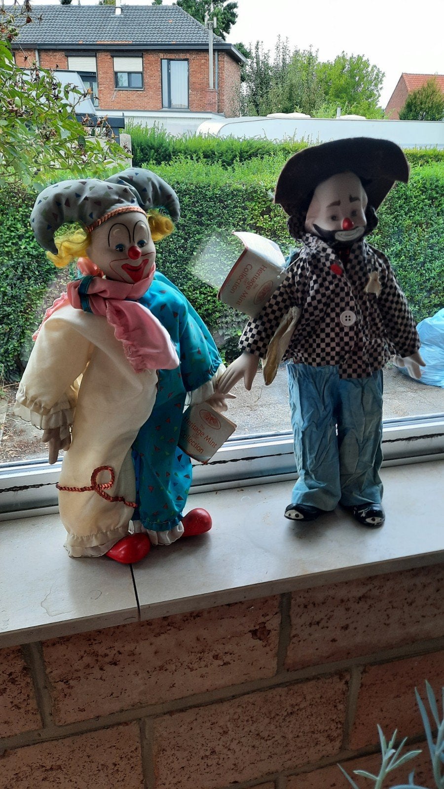 2 porseleinen clown´s, Antiek en Kunst, Antiek | Porselein, Ophalen