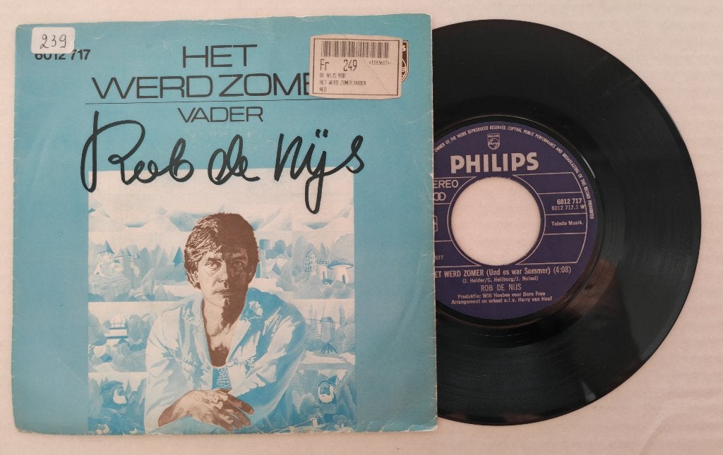 ROB DE NIJS - Het werd zomer (45t), Enlèvement ou Envoi, Utilisé, 7 inch, En néerlandais