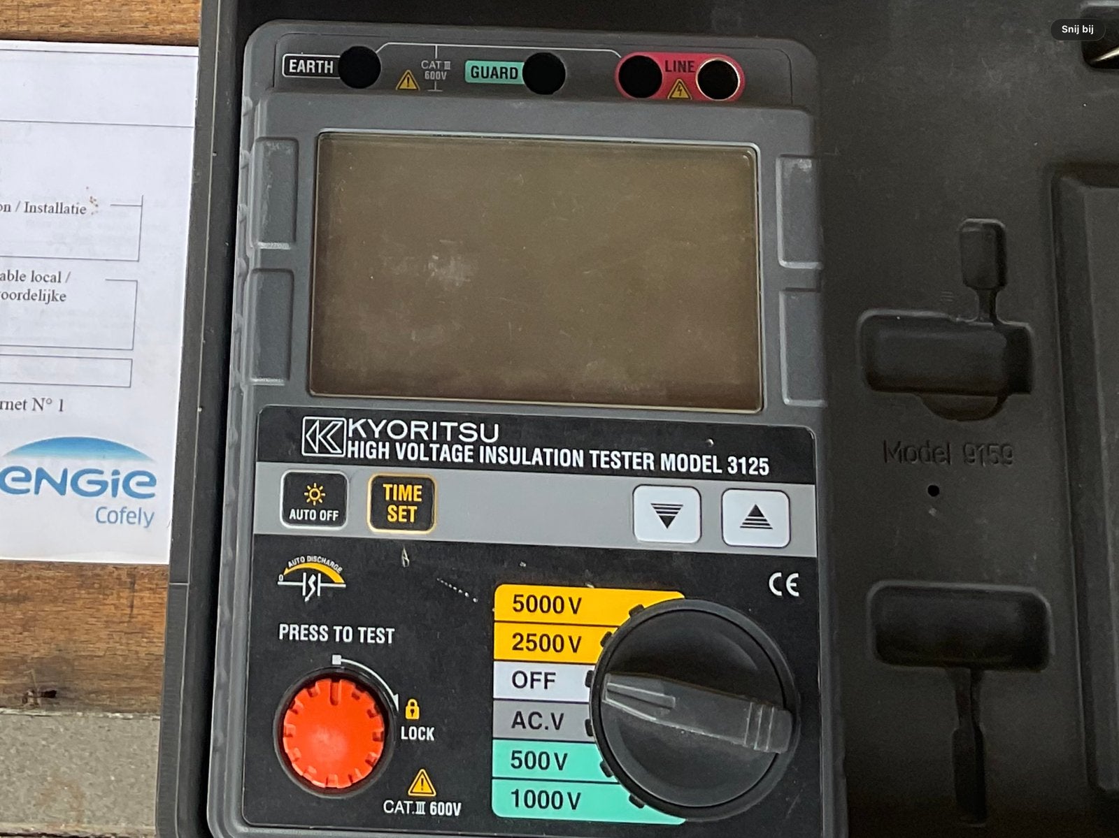 Kyoritsu High Voltage Isolatietester, Ophalen, Zo goed als nieuw