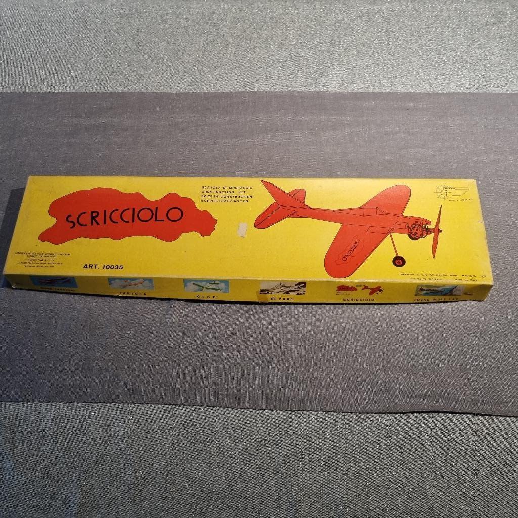 Houten modelvliegtuig - Scricciola - Mantua, Enlèvement, Utilisé, Avion, Autres marques