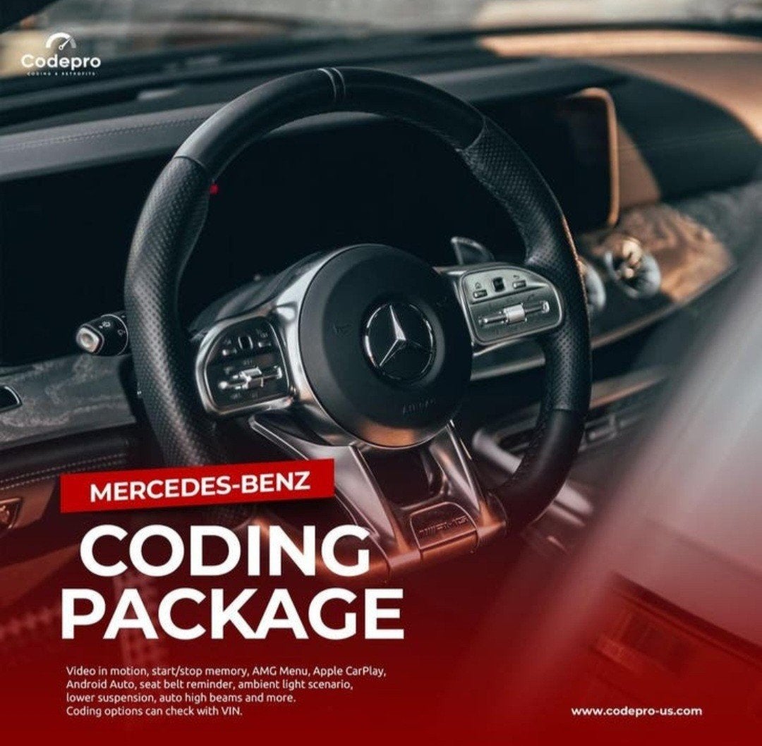 Coderen Mercedes Benz vanaf 2017, Particulier, Achat, Android Auto