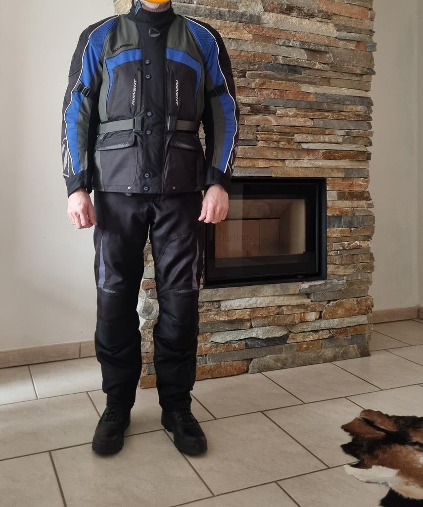 Retro motor vest merk 'Lookwell' biker fashion maat 52/42 L, Motoren, Kleding | Motorkleding, Ophalen