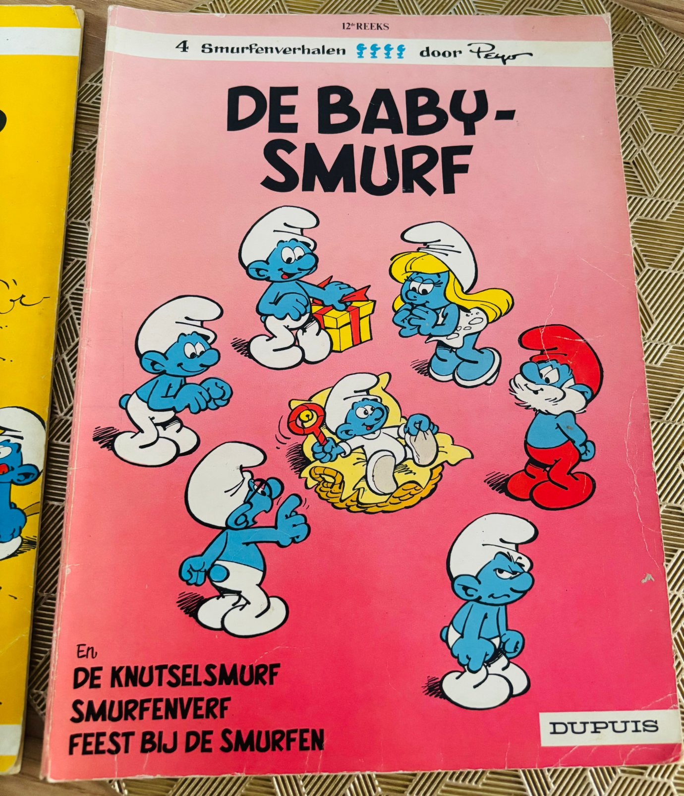 2 Smurfen stripboeken jaren 80, Ophalen of Verzenden, Gebruikt, Babysmurf, Stripboek