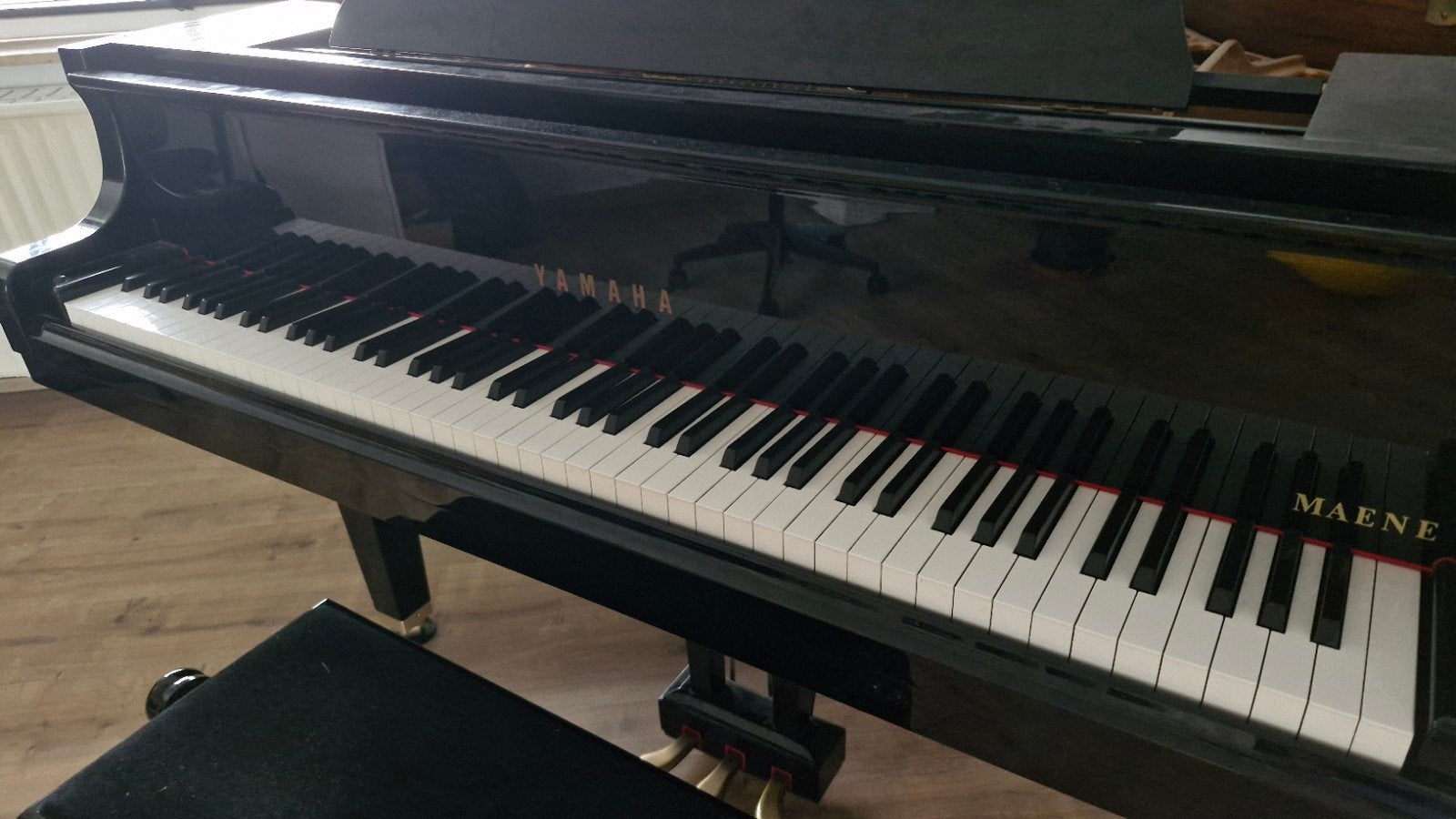 Vleugelpiano Yamaha GP-1, Musique & Instruments, Brillant, Enlèvement, Utilisé, À queue