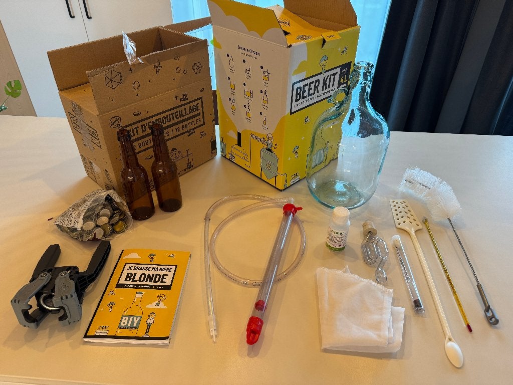 Bierbrouw set, Ophalen, Zo goed als nieuw