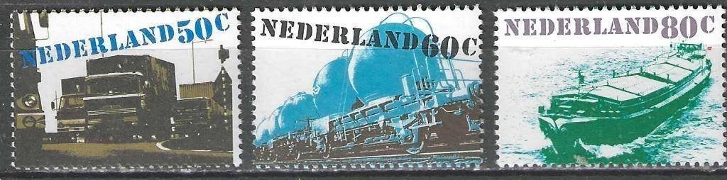 Nederland 1980 - Yvert 1135-1137 - Transport. (PF), Verzenden, Postfris
