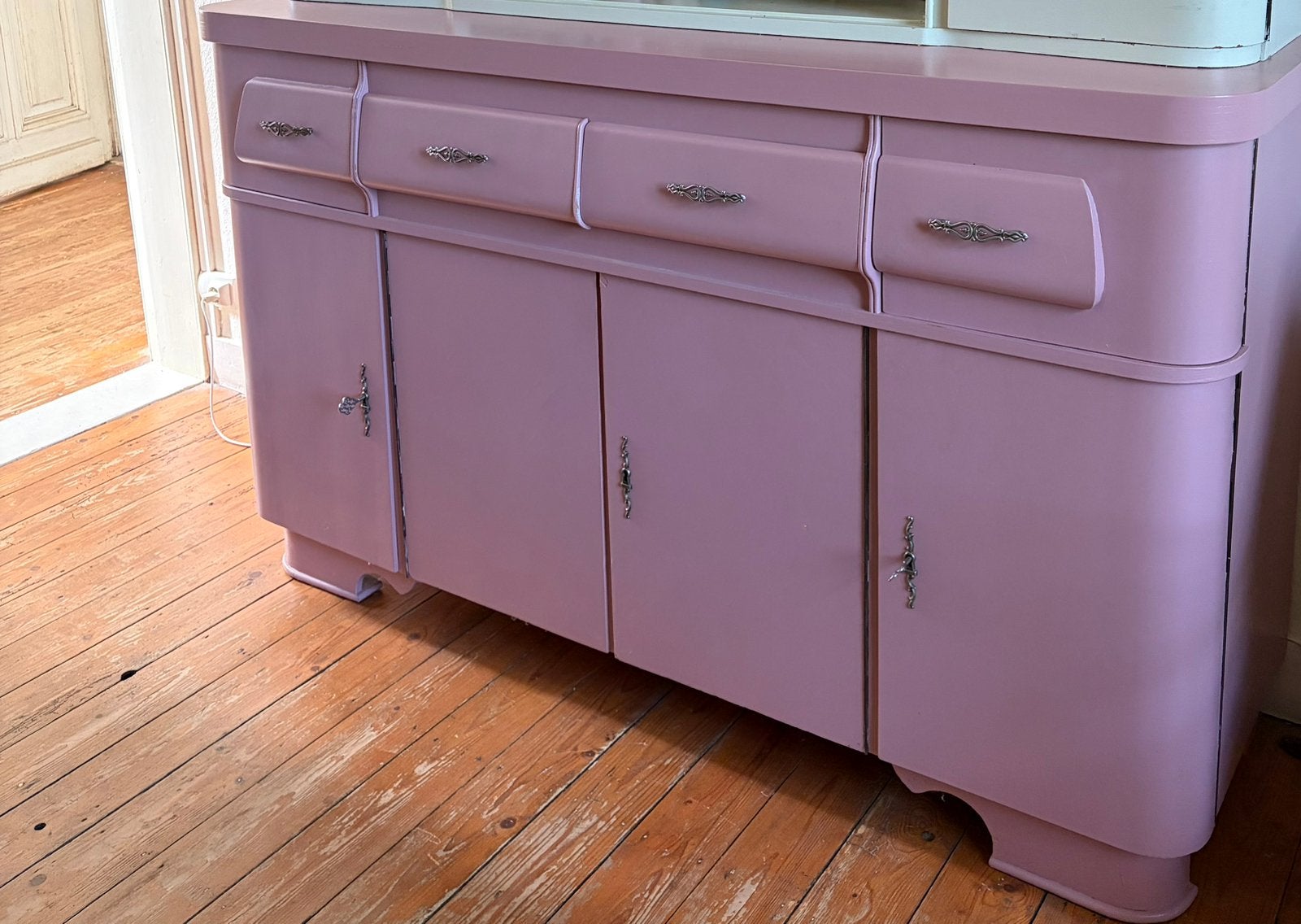 Armoire en beau vieux rose, Maison & Meubles, Enlèvement, Utilisé, Autres matériaux