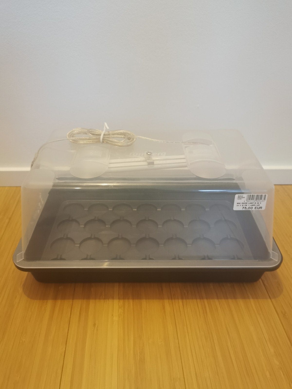 Mini serre neuve avec éclairage Led, Ophalen, Plastic, Kweekkas