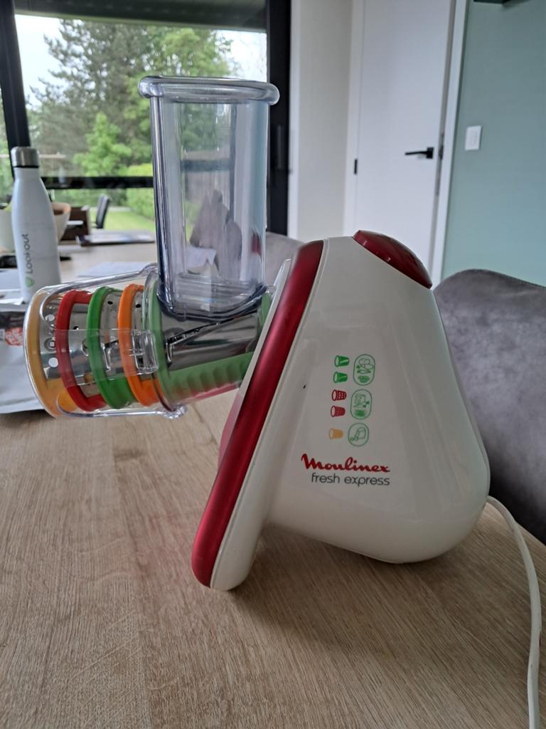 Groenten snijder moulinex, Ophalen