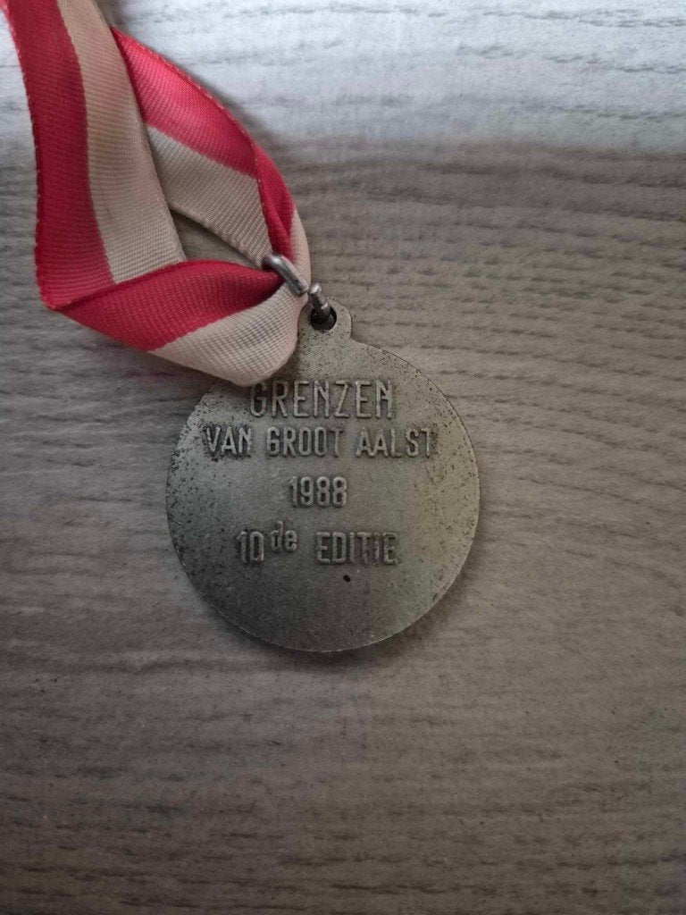 Stad Aalst medaille Grenzen van groot Aalst 10editie 1988, Ophalen of Verzenden