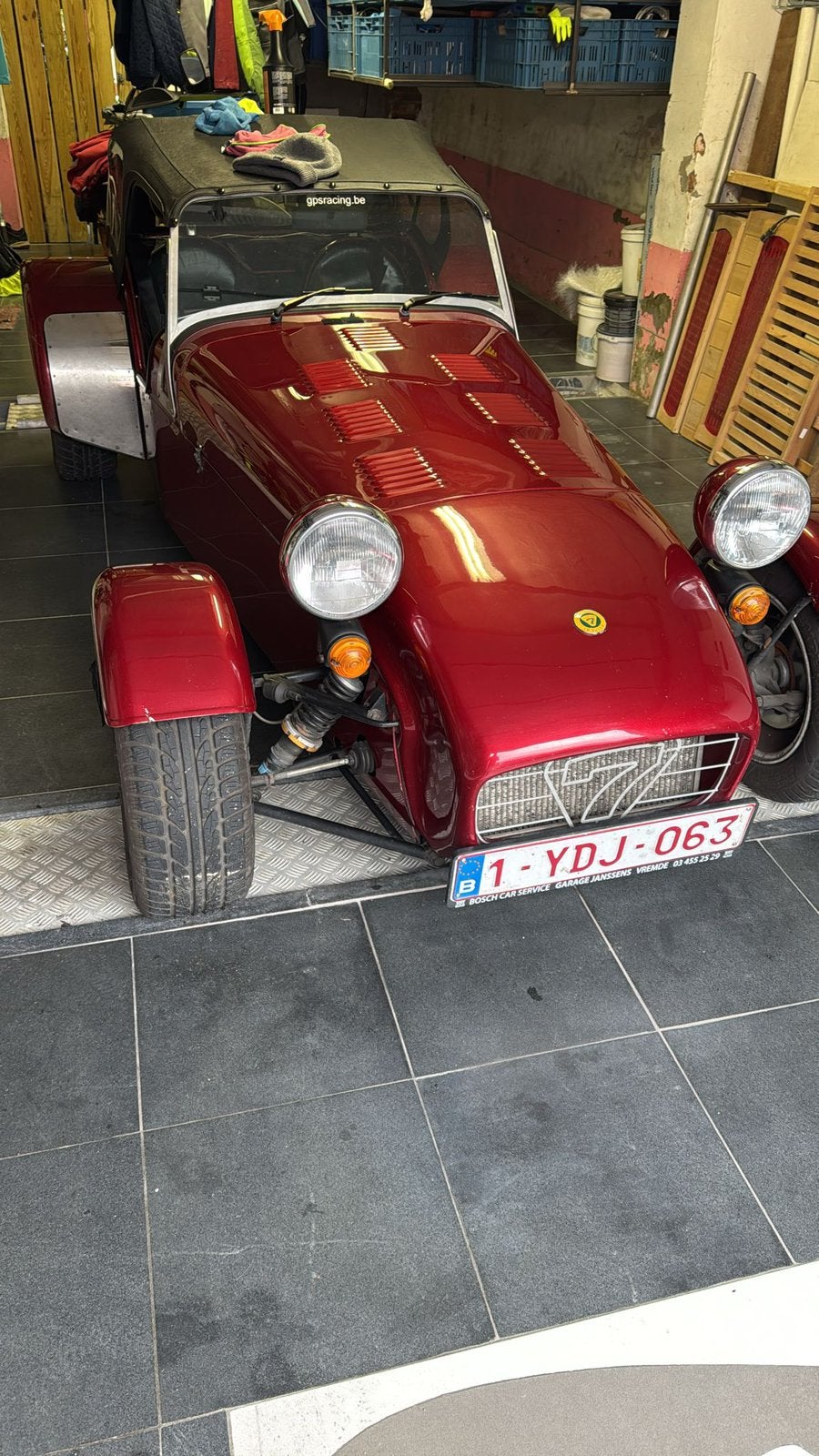 Caterham supersport 1ste eigenaar, Auto's, Lotus, Particulier, Super Seven, Benzine, Cabriolet, 2 deurs, Handgeschakeld, Rood