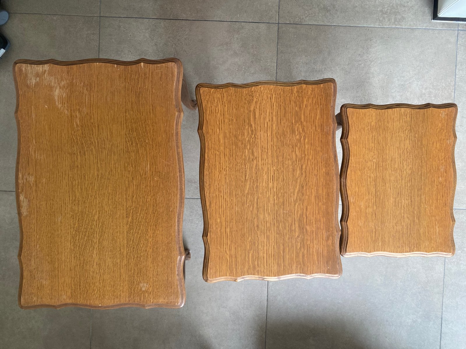 Bijzettafel, Huis en Inrichting, Gebruikt, Rechthoekig, Hout, Ophalen