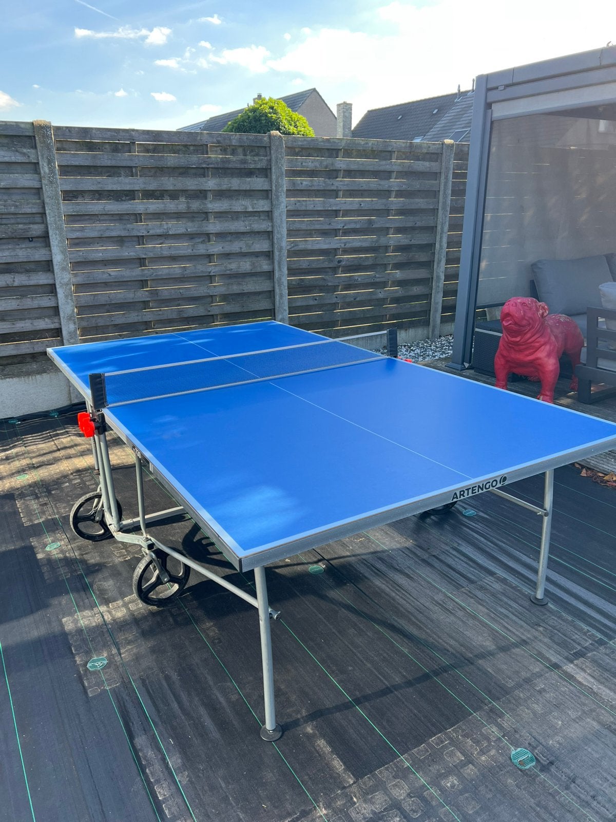 Tafeltennis outdoor als nieuw, Sports & Fitness, Enlèvement, Comme neuf