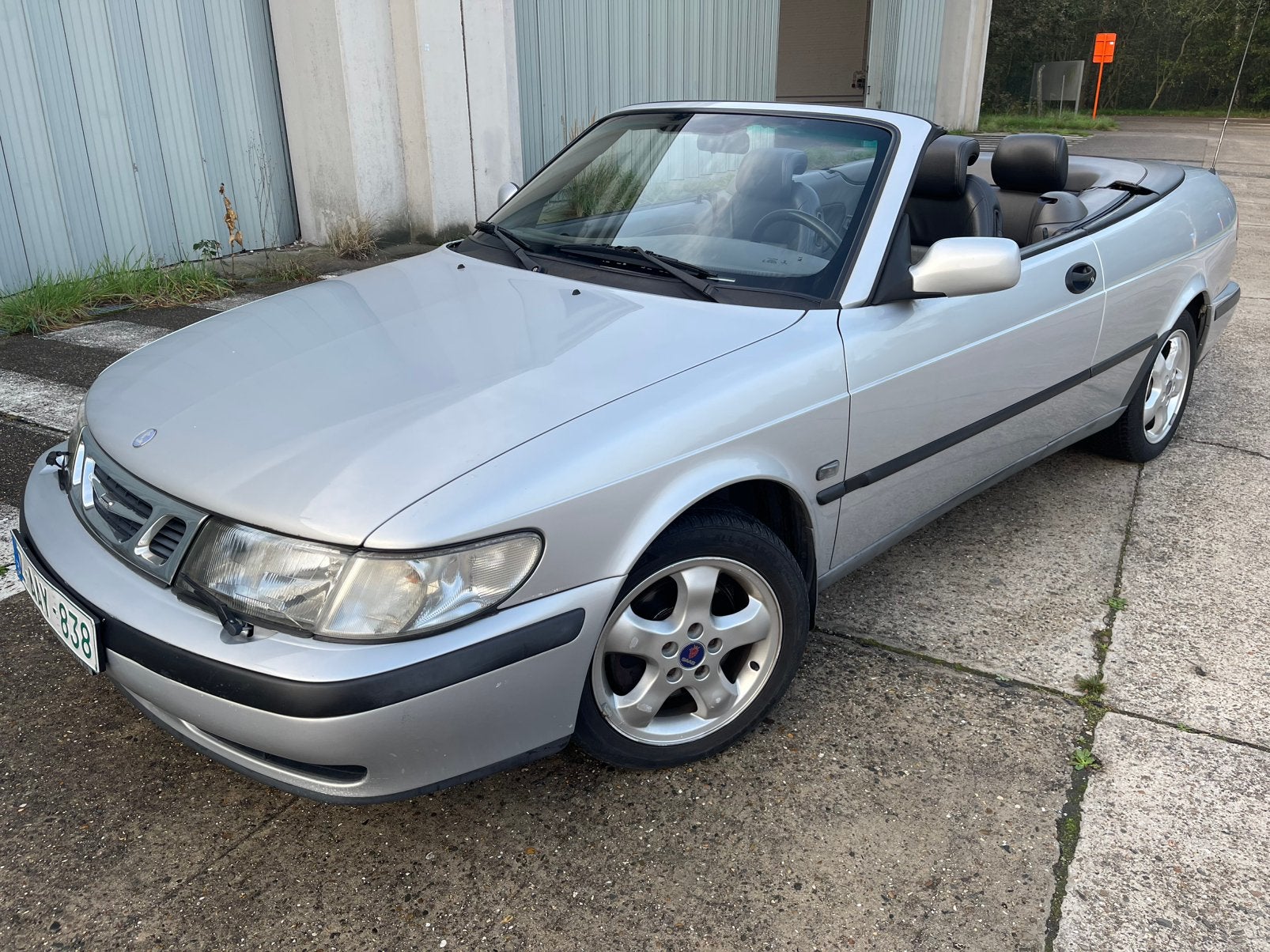 9-3 2.0i Cabriolet CUIR/CLIMATISATION, Autos, Cuir, Argent ou Gris, Achat, 110 kW