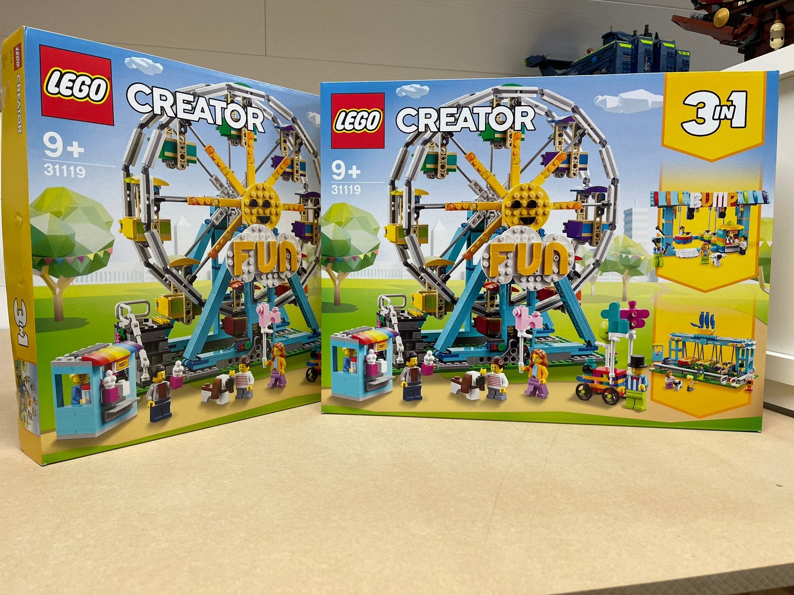 Lego creator 31119 - kermis - reuzenrad x2 - nieuw, Lego, Nieuw, Ophalen of Verzenden, Meerdere sets