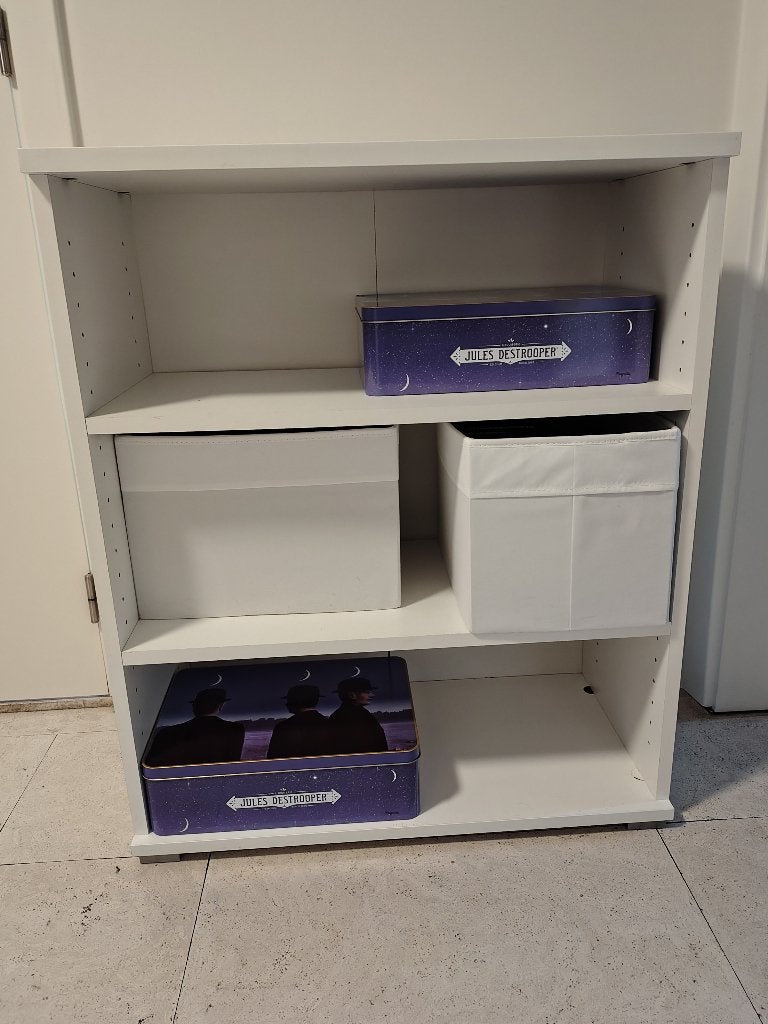 Wit Ikea boekenrek, Ophalen, Gebruikt, Met plank(en)