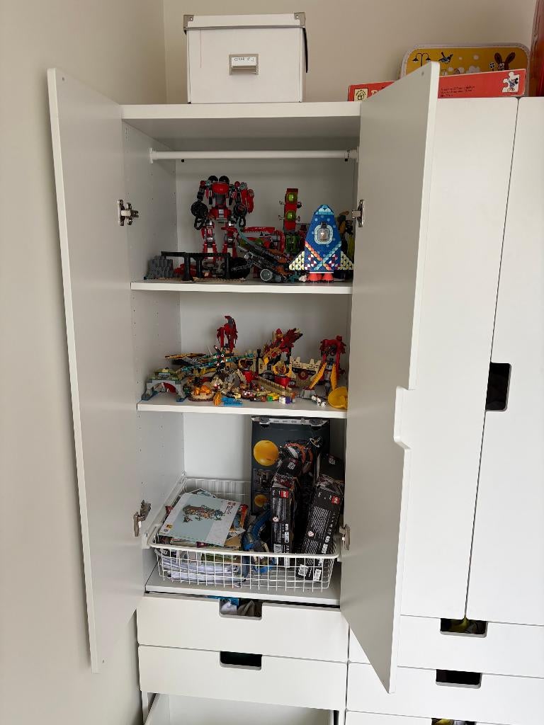 Ikea Smastadt/Platse kledingkast, 100 à 150 cm, Utilisé, 50 à 75 cm, 150 à 200 cm