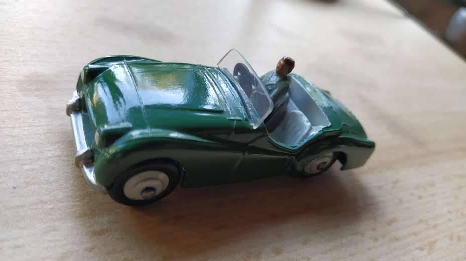 DINKY TOYS MECCANO, TRIUMPH TR 2, MENTHE, Hobby & Loisirs créatifs, Enlèvement ou Envoi, Comme neuf, Voiture, Dinky Toys