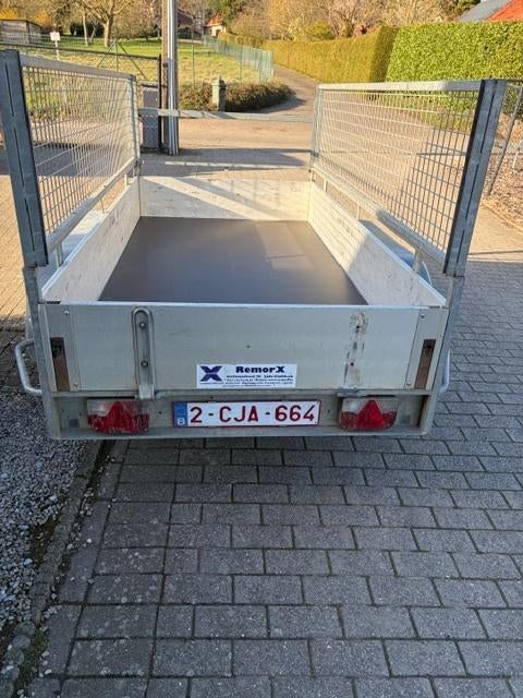 aanhangwagen alumimium dubbel as, Auto diversen, Aanhangers en Bagagewagens, Ophalen
