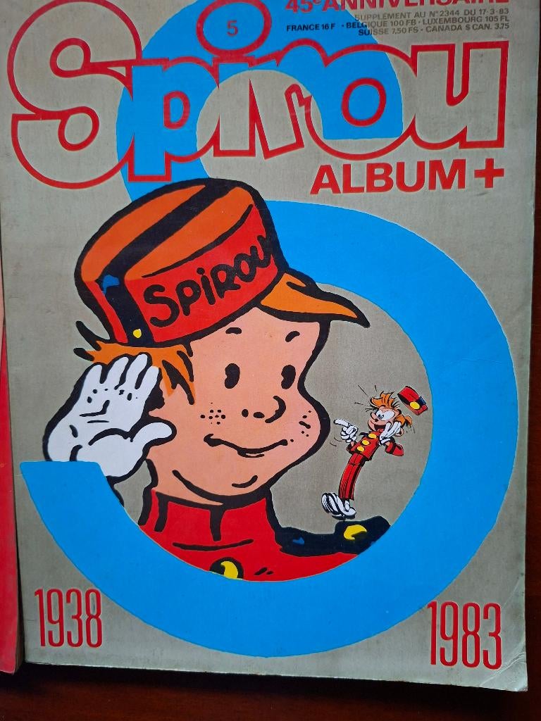 SPIROU FRANQUIN lambil macherot will walthery roba peyo   BD, Une BD, Envoi, Franquin