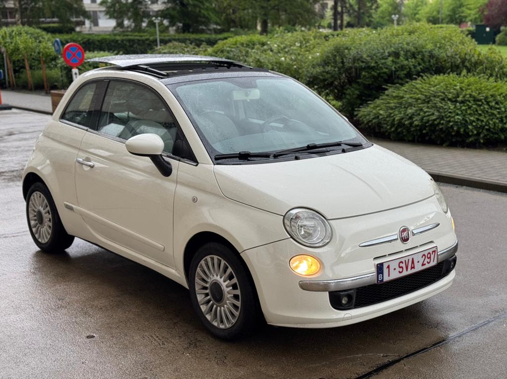 FIAT 500 LOUNGE ! /TOIT OUVERT ! /AUTOMATIQUE ! /APPROUVÉ !, 1242 cm³, Euro 5, Achat, Beige