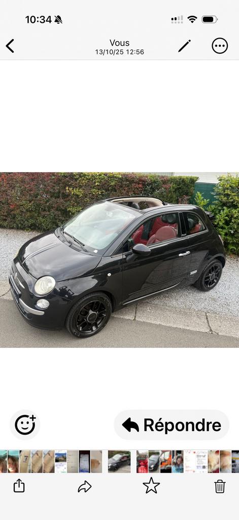 Fiat 500C 1200essence, Autos, Fiat, Particulier, 500C, Air conditionné, Verrouillage central, Vitres électriques, Aide au démarrage en côte