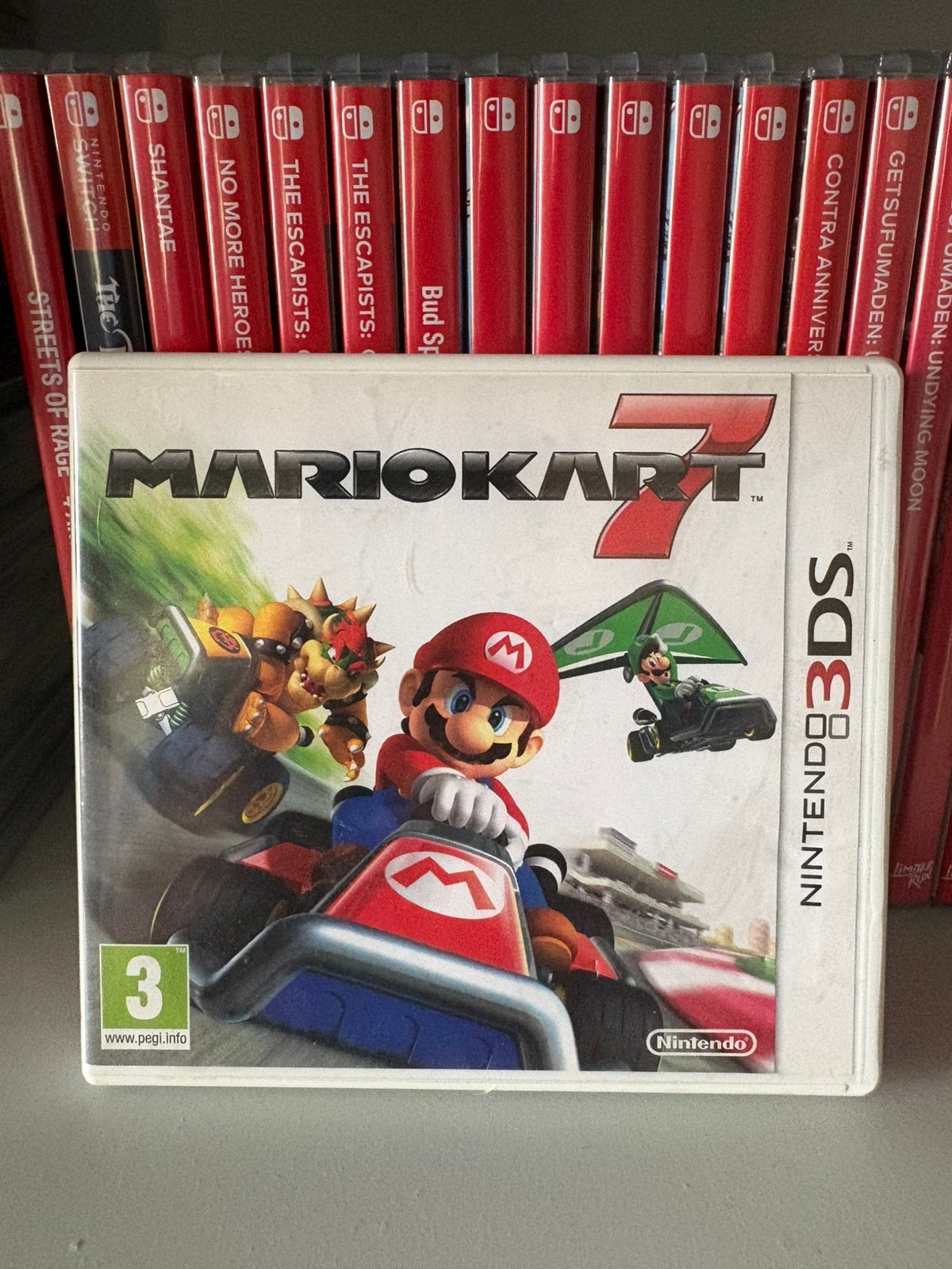 Mario Kart 7 (3DS) - boîte sans jeu avec manuel., Consoles de jeu & Jeux vidéo, Enlèvement ou Envoi, Utilisé