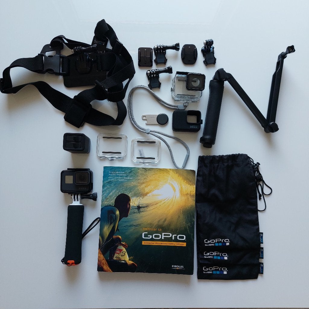 GOPRO HERO 5 en accessoires, Audio, Tv en Foto, Ophalen, Zo goed als nieuw, GoPro