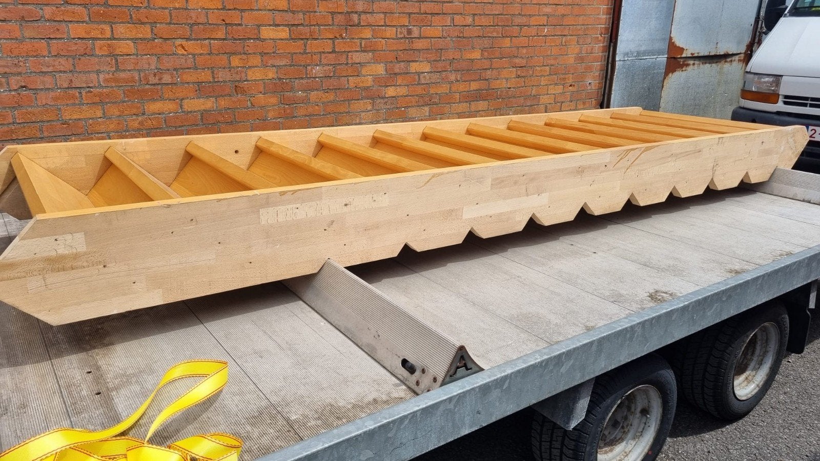 Houten trap, Ophalen
