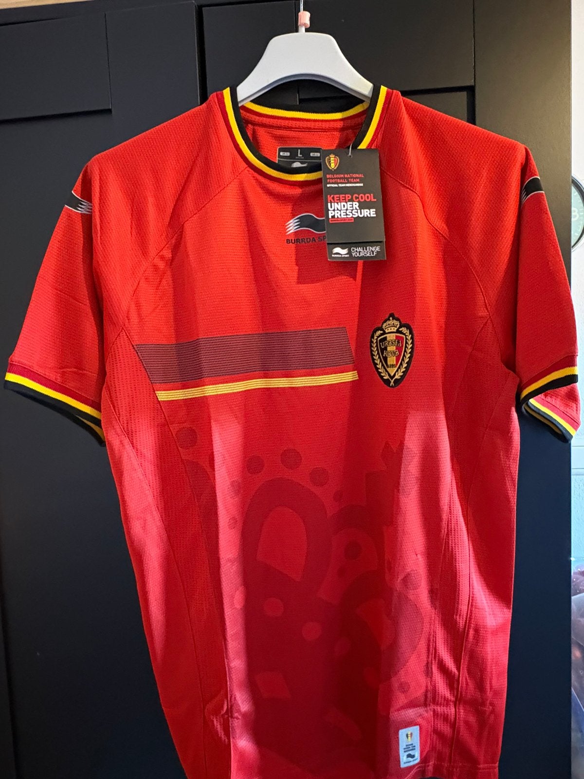 Burrda Sport thuisshirt van de Rode Duivels, Enlèvement, Neuf, Maillot